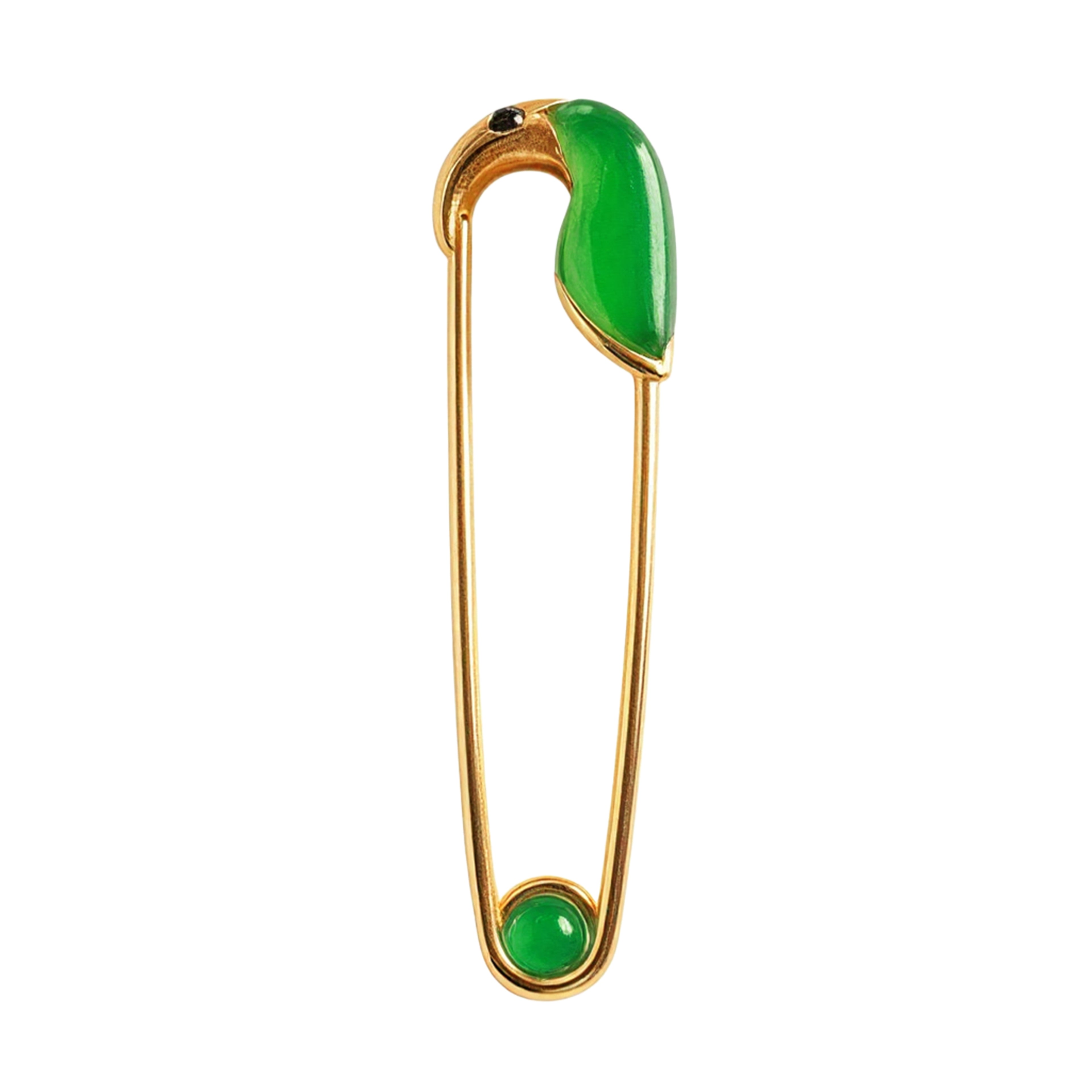 jade brooch